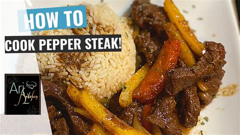 Pepper Steak And White Rice Full Recipe Youtube