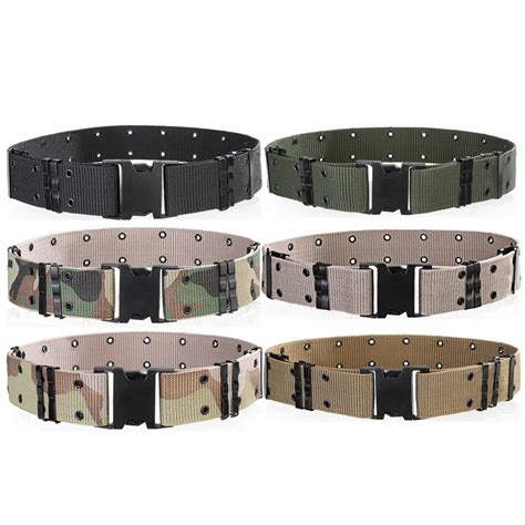 Aliexpress Buy Military Tactical Belt Men Camouflage Belts Army