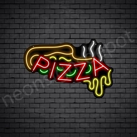 Pizza V7 Neon Sign Neon Signs Depot