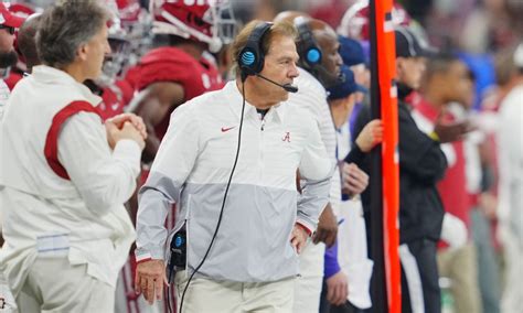 Alabama Football Hc Nick Sabans Fun Top 25 Team Coaches Poll