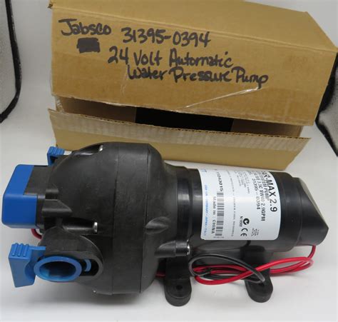 31395 0394 Jabsco 24 Volt Automatic Water Pressure Pump Max Series 29