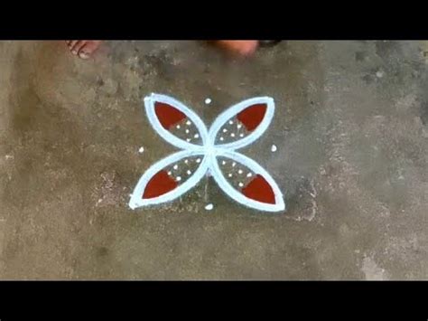 Chithirai Madham Kolam Designs 3 Dots Muggulu Flower Border Kolam