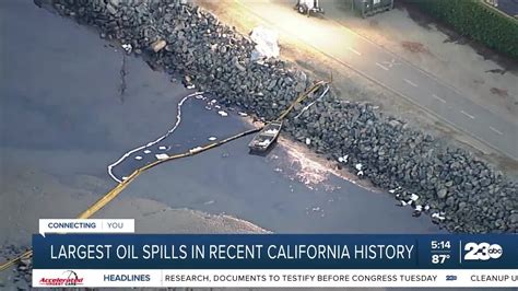 Largest oil spill in recent California history