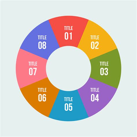 Pie chart, Circle infographic or Circular diagram 533813 Vector Art at ...