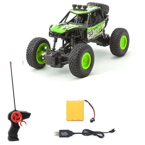 Voiture Rc T L Command E Vert Wd Tout Terrain Pour Enfant Voitures