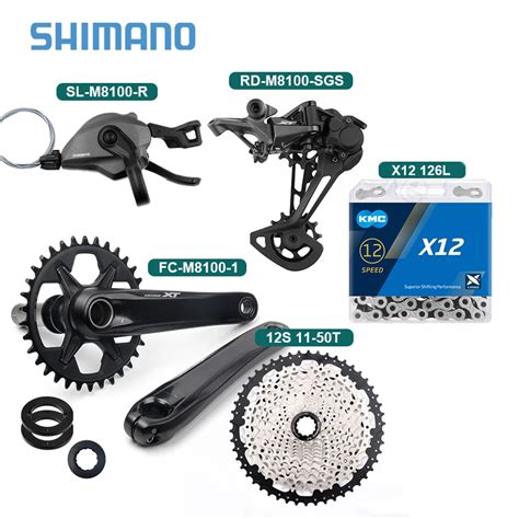 Shimano Deore Xt M8100 1x12 Gang Gruppe Kurbel Garnitur 170mm 32t 12 S