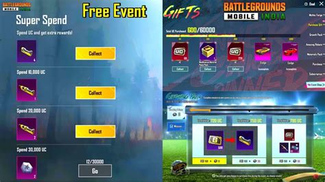 Bgmi Free Material Bgmi Uc Spending Event Bgmi New Season Update