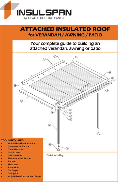 Insulated Patio Roofing Kits, Insulspan Metal Panels