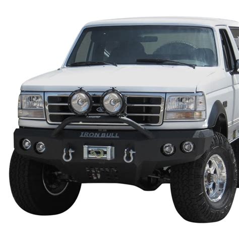 Iron Bull Bumpers® Ford Bronco 1995 Light Bar Series Base Front Winch