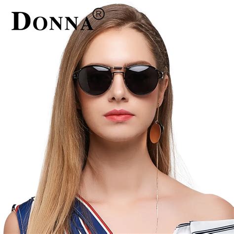 Donna Women Polarized Sunglasses Punk Pilot Mirror Sun Glasses Fashion