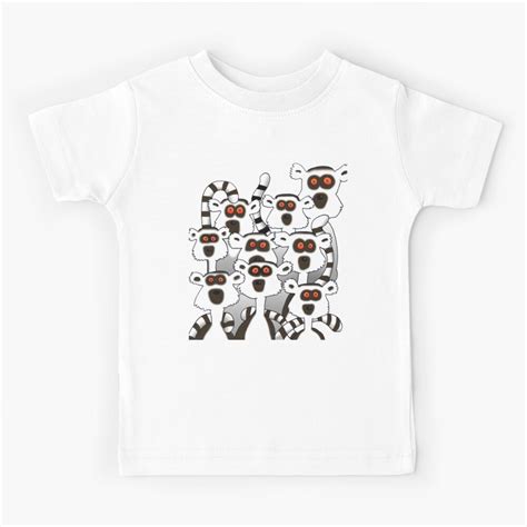 "Lemurs" Kids T-Shirt for Sale by JasonTrivettart | Redbubble