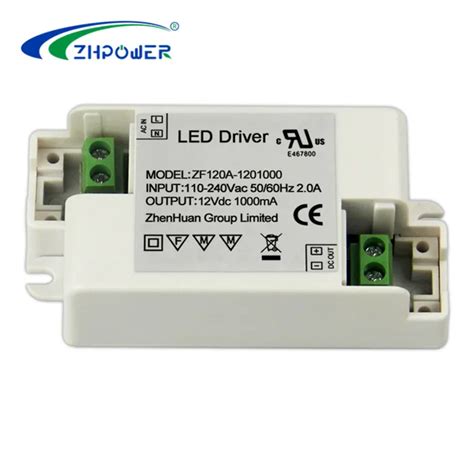 12w Led Driver 12v 1a With Constant Voltage Zf120a 1201000 Buy Led Driver 12v 1a12w Led