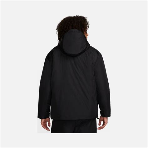 Siyah Nike Sportswear Therma Fit Woven Tech Insulated Full Zip Hoodie