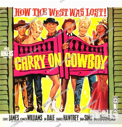 CARRY ON COWBOYS Directed by Gerald Thomas POSTER FROM THE RONALD GRANT ...