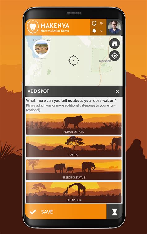 MaKenya Mammal Atlas Kenya SPOTTERON Apps