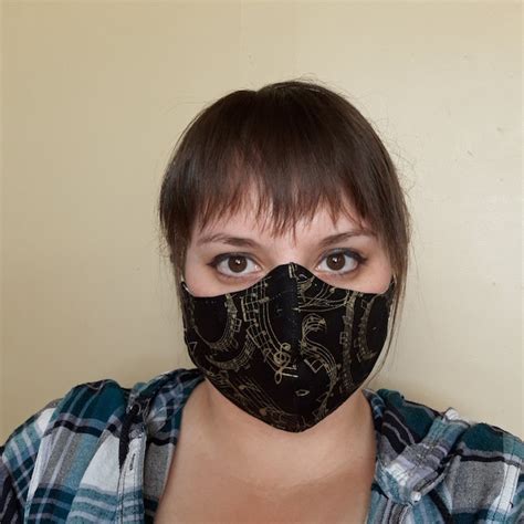 Reusable Face Mask With Nose Wire Etsy