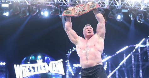 Brock Lesnar Breaks CM Punk S WWE World Title Record