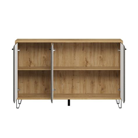 Buffet Bahut Contemporain Ch Ne Gris Arcange