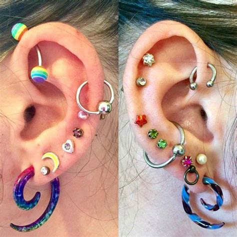 67 Unique Ear Piercing Ideas That You Never Thought About