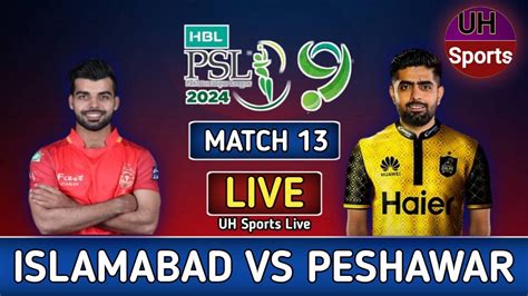 Peshawar Zalmi Vs Islamabad United Th Match Psl Commentary Uh