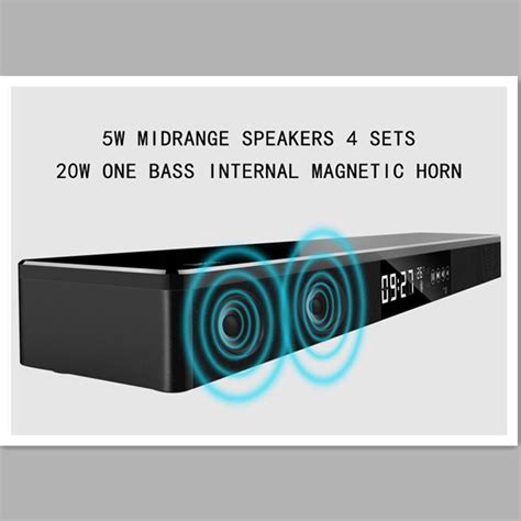 80W Super Power TV Soundbar Home Theater Sound System Bar Speaker