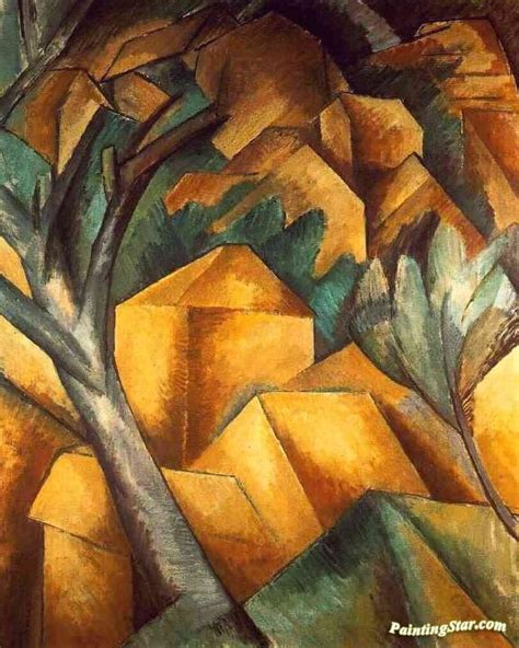 Cubist Landscape Artwork By Georges Braque Oil Painting And Art Prints On