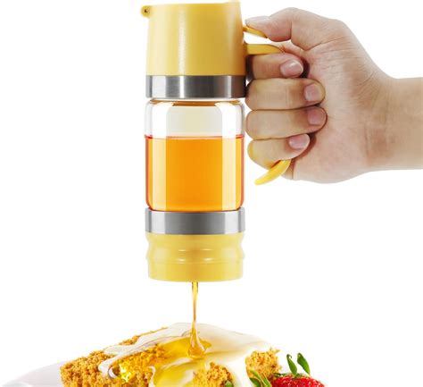 Amazon Hunnibi No Drip Glass Honey Dispenser Beautiful Honeycomb