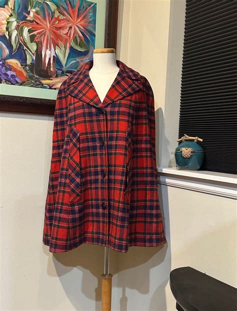 Vintage Pendleton Blue Satin Gem