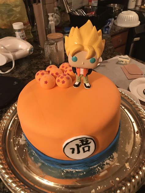 Goku Birthday Cake