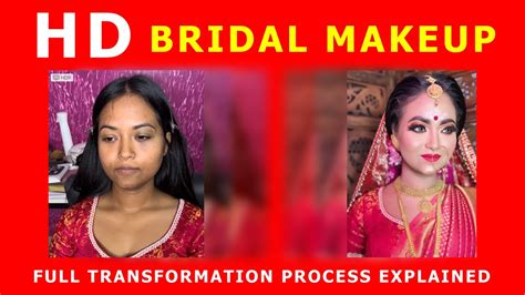 Hd Bridal Makeup Full Video Step By Step Youtube