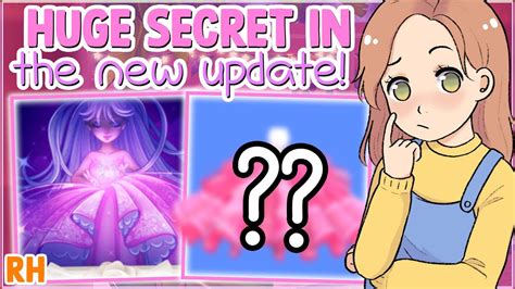 Huge Secret We All Missed In The New Update New Item Revealed 🏰 Royale High Tea Youtube