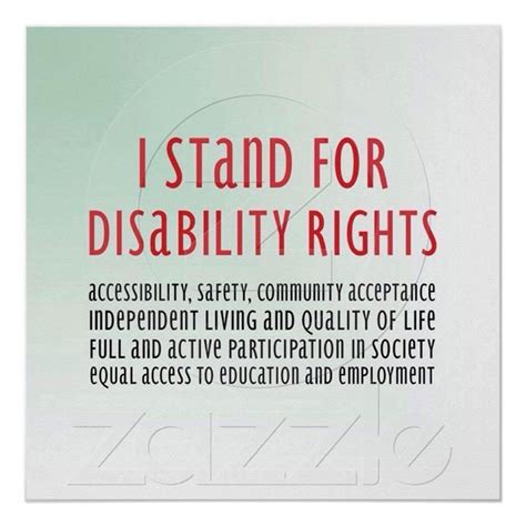 I Stand For Disability Rights Disability Quotes Disability Awareness Quotes Learning