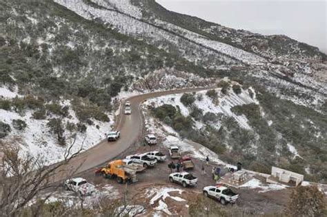 La Jornada Cierran La Carretera Janos Agua Prieta Por Nevada Y