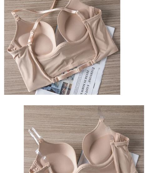 Ubras Back Hook Push Up Bra Invisible Seamless Bra For Women Buy Seamless Brapush Up Brabra