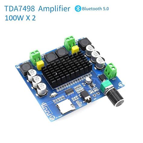 XH A105 Bluetooth 5 0 TDA7498 Amplificador Digital 2x 100 W Opencircuit