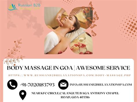 Massage In Goa Awesome Service Russian B2b Massage Spa Medium