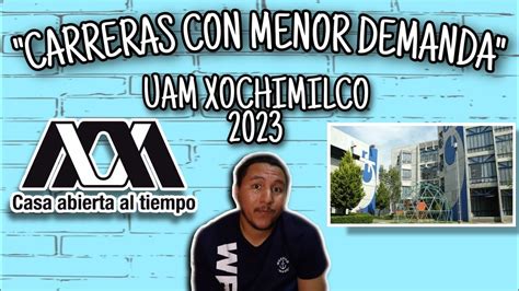 Carreras Menos Demanda Uam Xochimilco Youtube