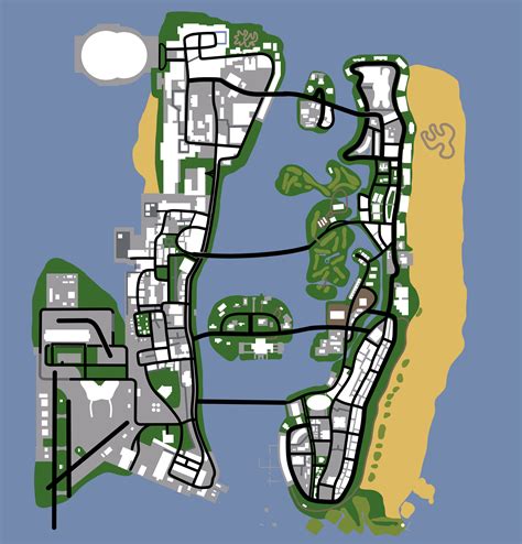 Gta 1 Map Vice City