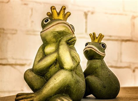 Kostenloses Foto Frosch König Figur Krone Kostenloses Bild auf