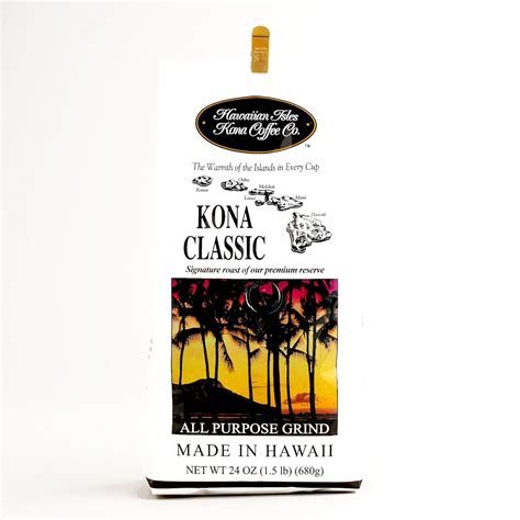 Amazon.com : Hawaiian Isles Kona Classic Coffee 24 oz. 24 oz each (6