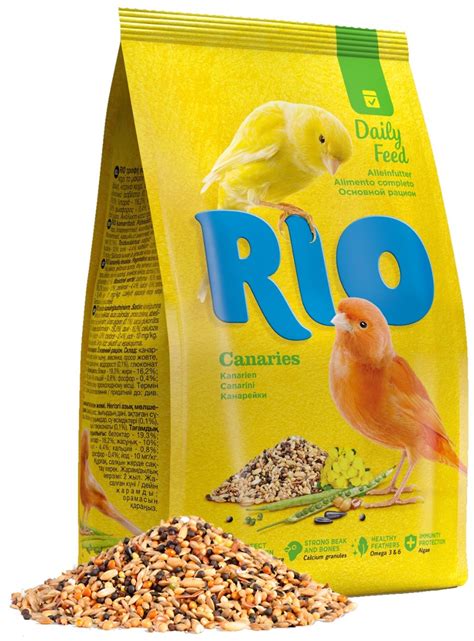 Корм для птиц Rio Daily Feed Canaries 1kg, купить по выгодной цене с ...