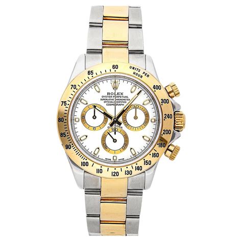 Rolex Daytona Steel Yellow Gold Black Dial Chronograph Men S Watch