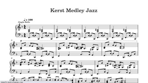 Christmas Medley Jazz Piano Sheet Music YouTube