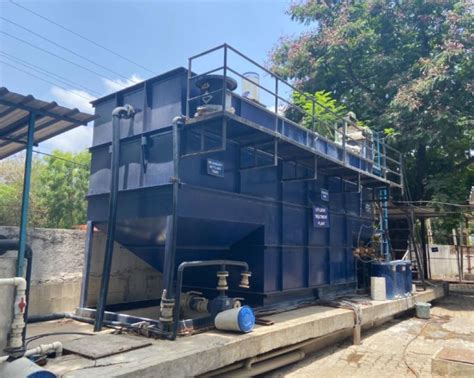 Automatic Electric Mild Steel Modular Effluent Treatment Plant For