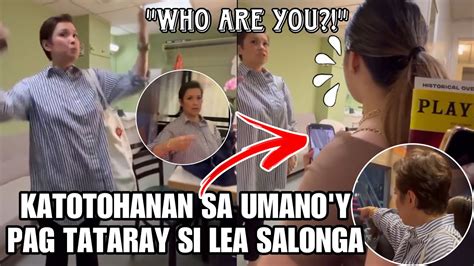 LEA SALONGA NAGSALITA NA KATOTOHANAN SA UMANOY PAG TATARAY NYA SA