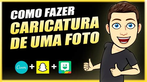 Como Fazer Caricatura De Foto Online Grátis No Canva Aula Completa