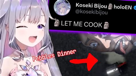 Koseki Bijou Made A Delicious Dinner For Pebbles YouTube