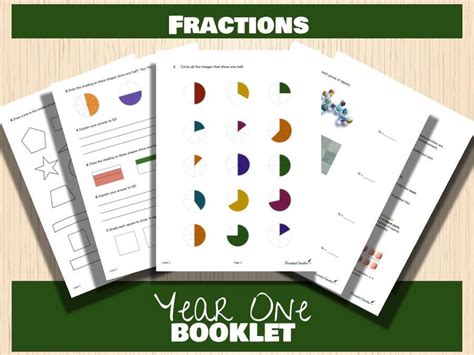 Year 1 Fractions Booklet Teaching Resources