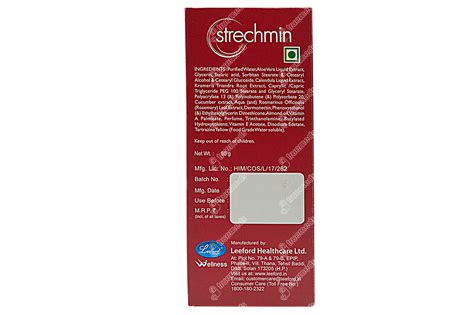 Strechmin Stretch Marks Cream 50 Gm Uses Side Effects Dosage Price