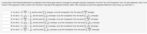 Solved Point Each Of The Following Statements Is An Chegg